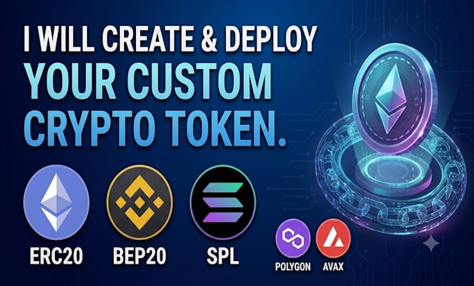 develop and deploy your custom cryptocurrency token