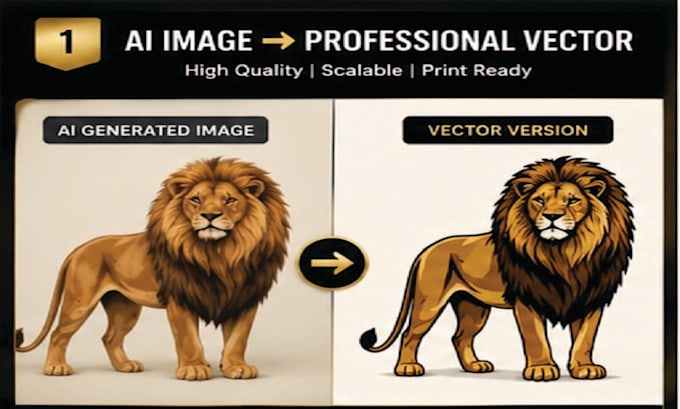 convert ai generated images to vector, svg, ai, eps