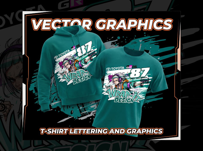 do custom t shirts in vector graphic, ai to vector