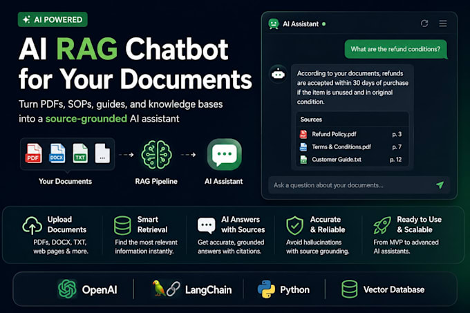 build a custom rag ai chatbot trained on your business documents