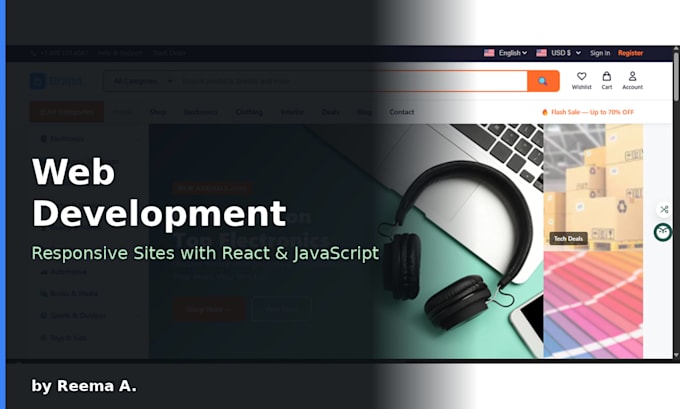 build a responsive ecommerce website