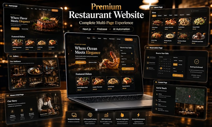 build a premium nextjs restaurant management system and pos app