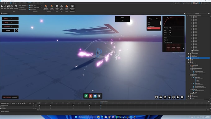 create roblox vfx, roblox combat abilities animation for you