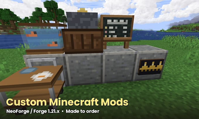 create a custom minecraft mod for neoforge or forge