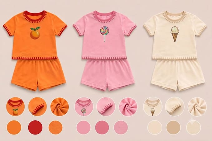 create production ready baby clothing designs