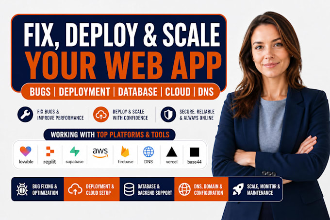 fix lovable deploy replit web app supabase firebase aws cloud nds vercel base44