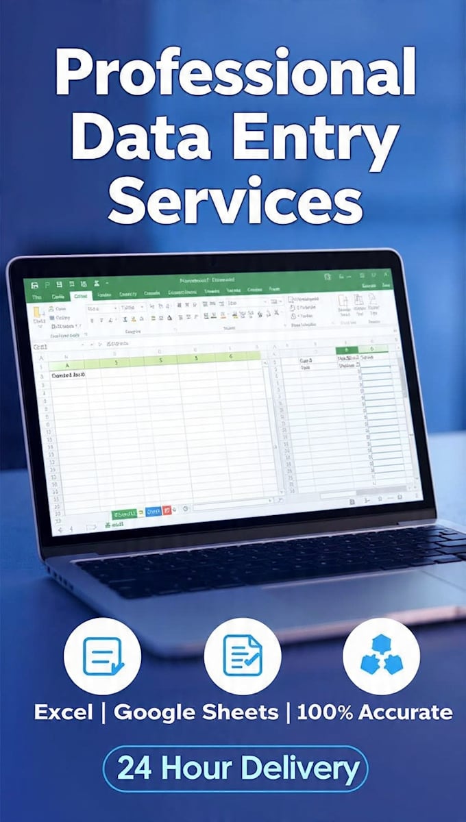 do fast and accurate excel data entry and data cleaning