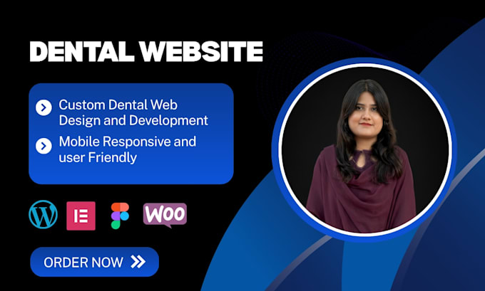 create a modern dental website using wordpress