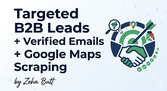 do targeted b2b lead generation, lead prospecting and email list building