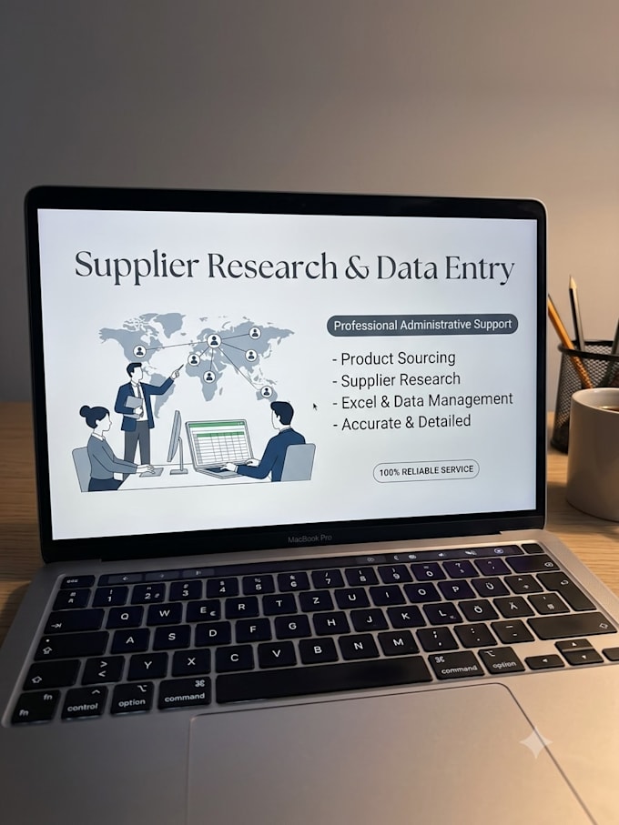 professional product sourcing, supplier research, and data entry