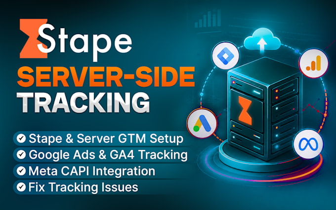 set up GTM server side tracking using stape