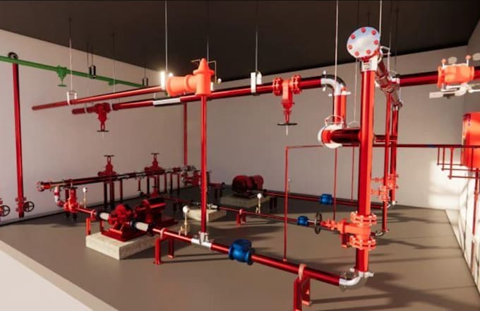 design fire sprinkler, hydrant,fire fighting, hose reel, fire protection system