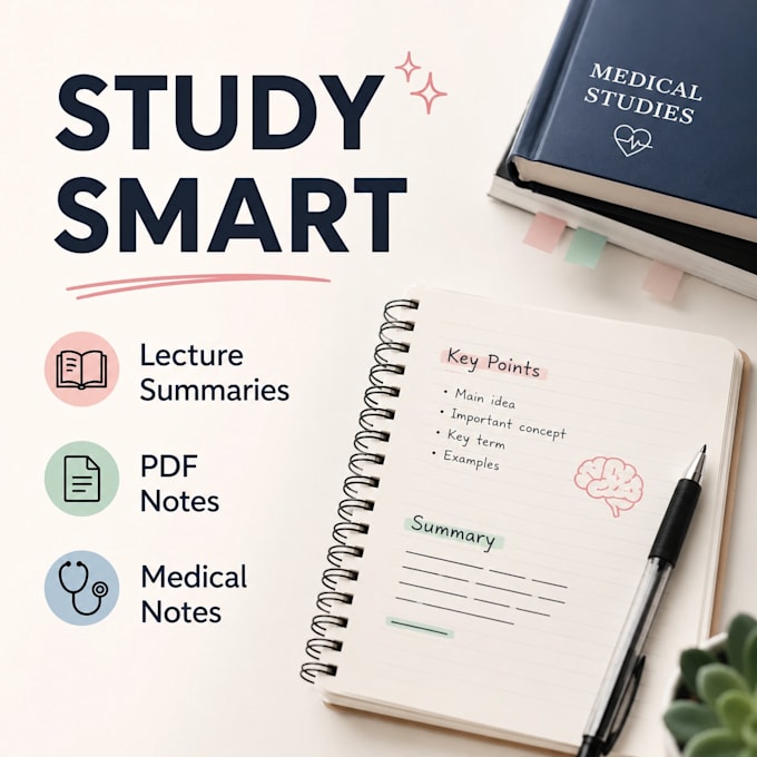 summarize your lecture notes into easy to study PDF notes