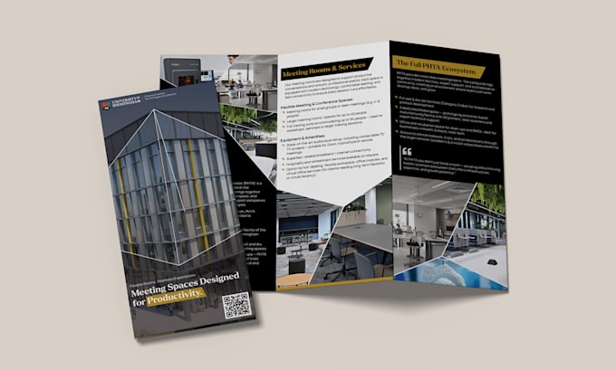 design professional trifold or bifold brochure company profile