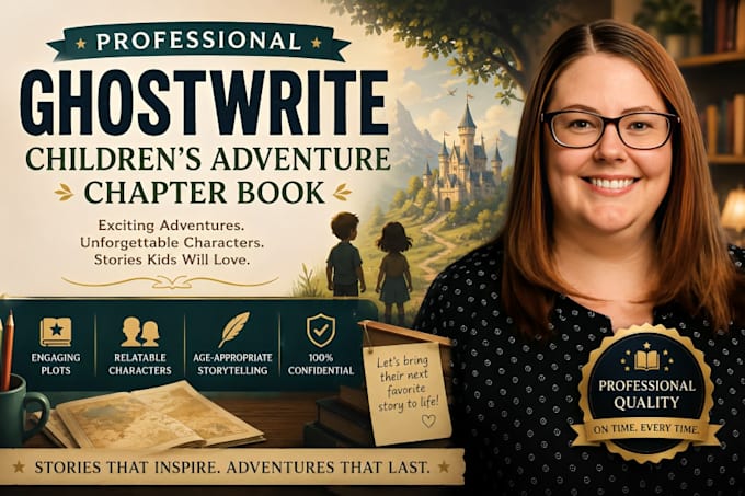 ghostwrite childrens adventure chapter book