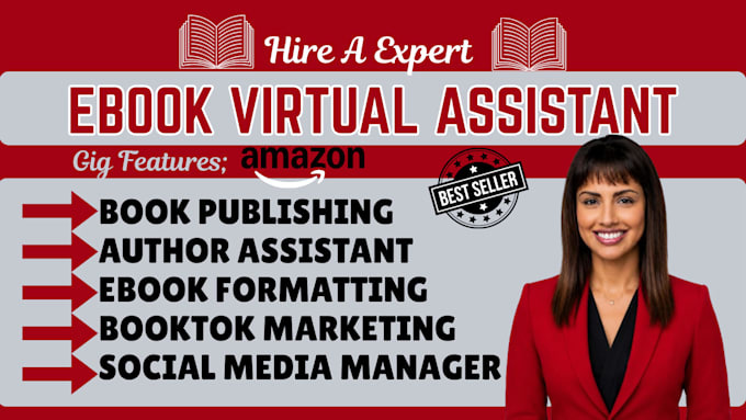 be your virtual assistant book formatting book promotion for author amazon kdp