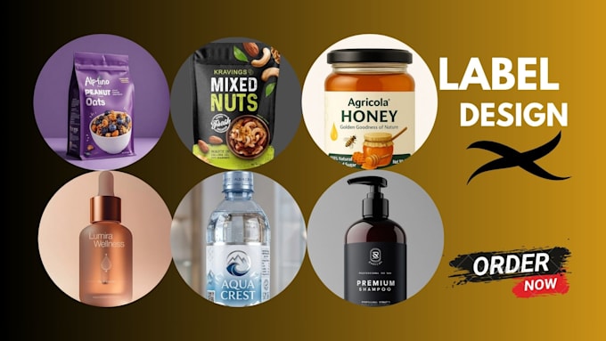 design a premium supplement or hemp product label packaging