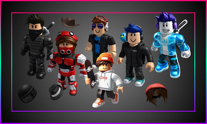 make roblox character roblox avatar 3d model and accessories