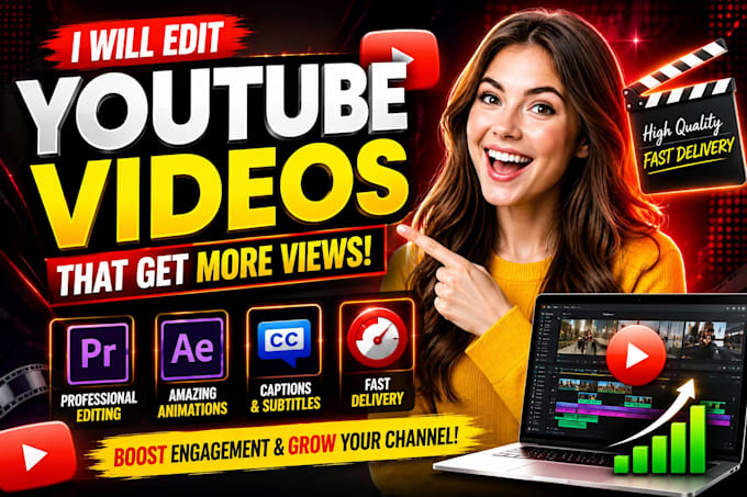 edit professional youtube videos with captions, smooth