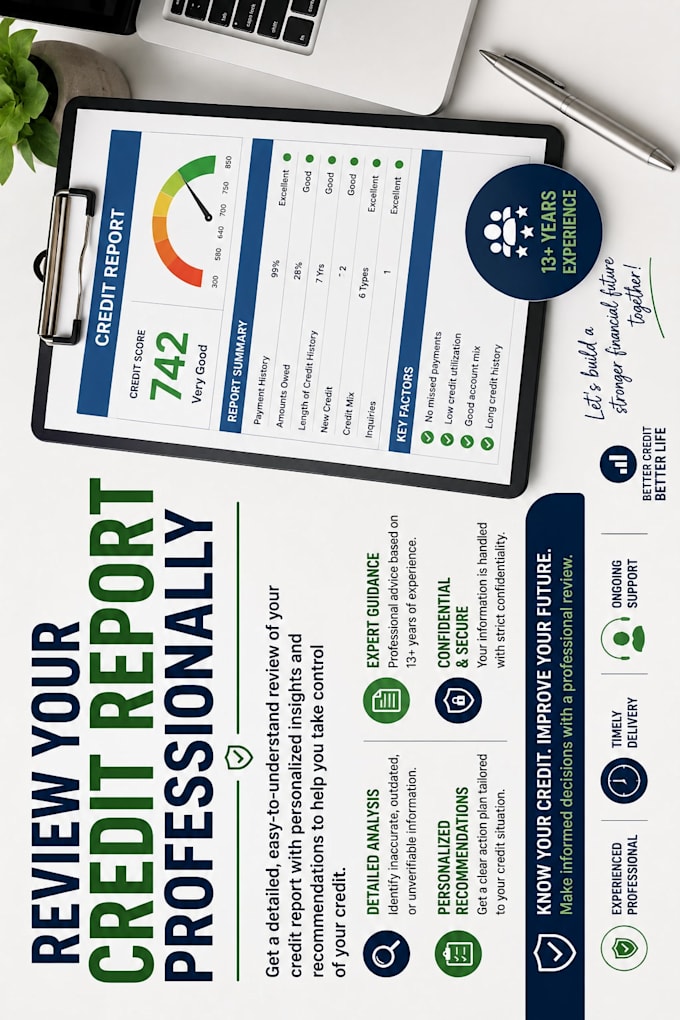 review your credit report professionally