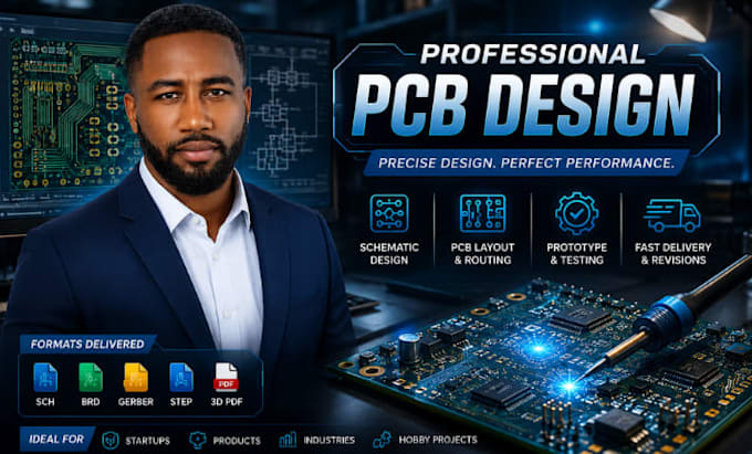 do pcb design schematic layout electronics embedded boards esp32 pcb design iot
