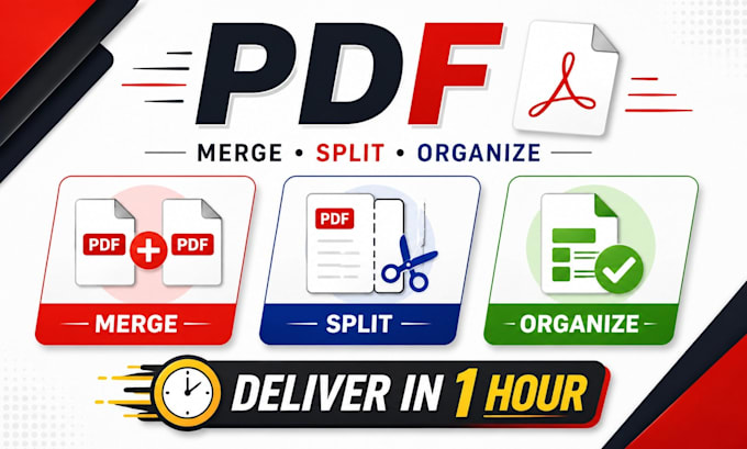 merge, split and organize PDF files professionally