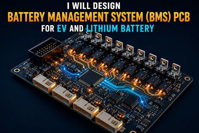 design battery management system bms pcb for ev and lithium battery