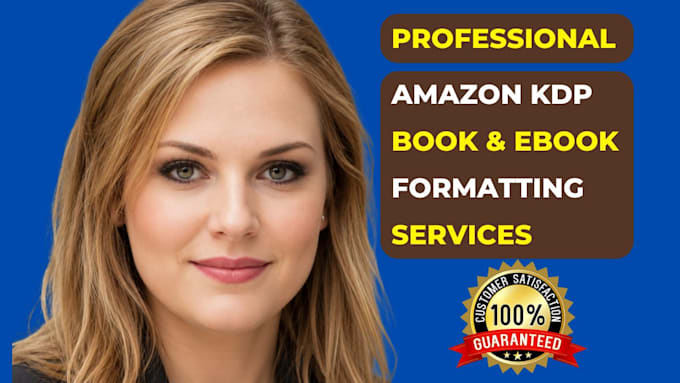 format your book and ebook for amazon KDP publication