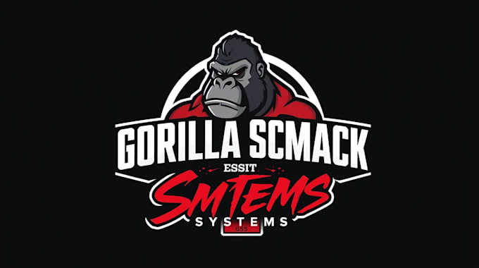create awesome gorilla smack logo within two days