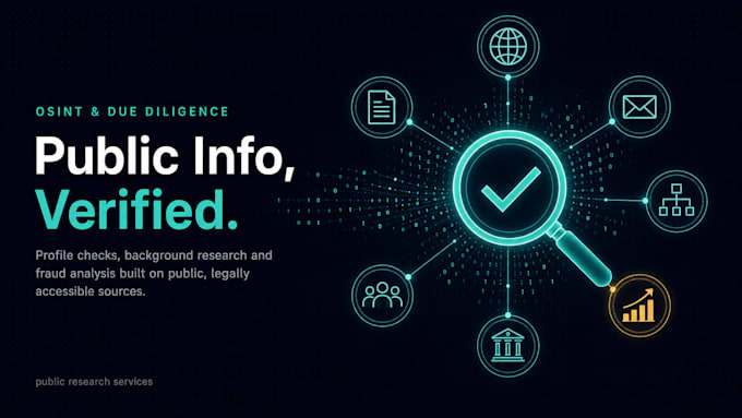 osint research and public information verification
