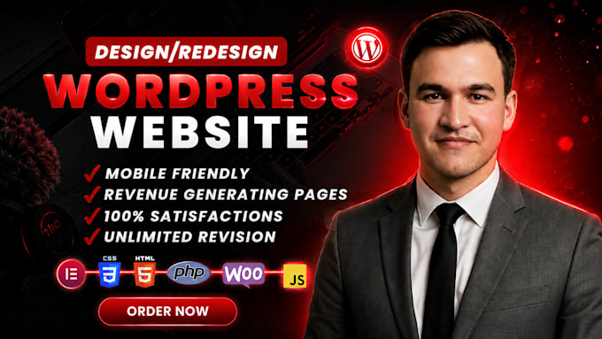 design, redesign or migrate wordpress website, blog or woo commerce store