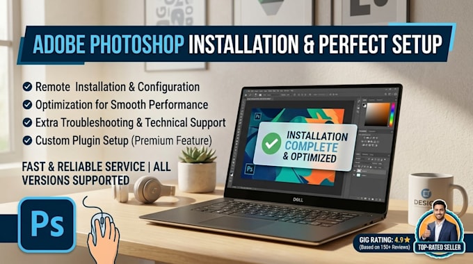 install adobe photoshop for you