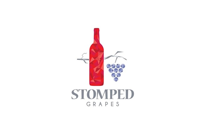 design uncork creativity wine logo