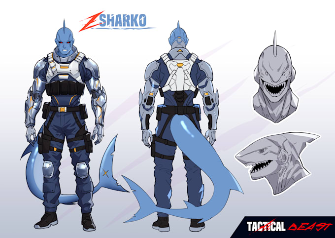 make a custom mecha animal character