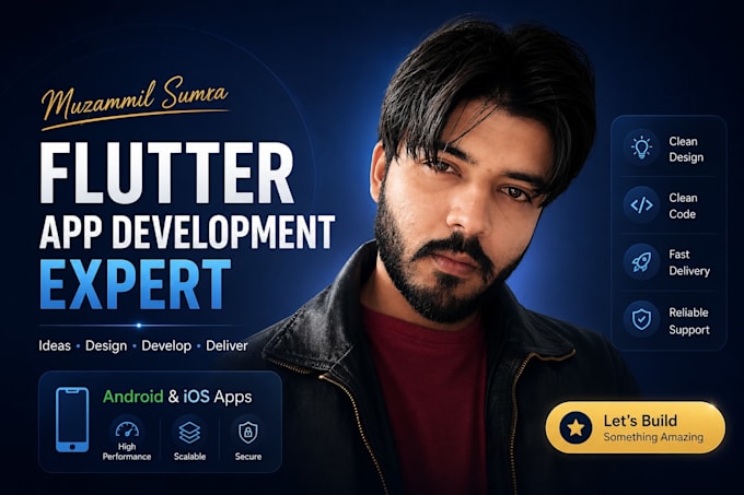 develop a flutter app for android and ios