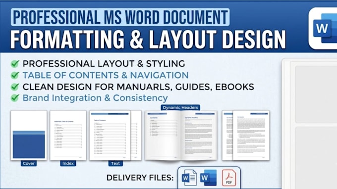 format, layout, and polish your ms word documents