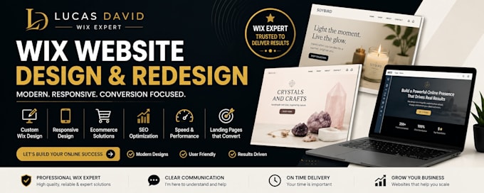 wix website design and redesign wix website SEO wix development