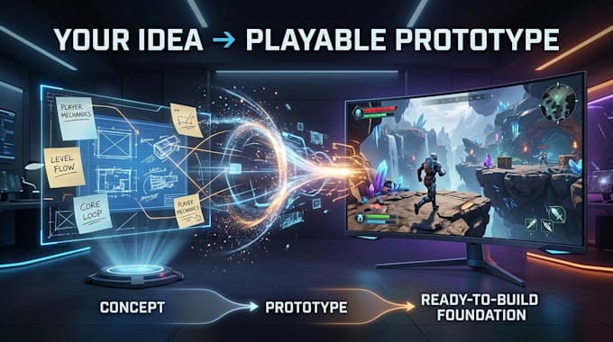 turn your game idea into a playable unity prototype