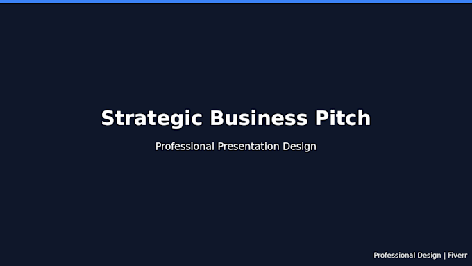 strategic business pitch powerpoint presentation