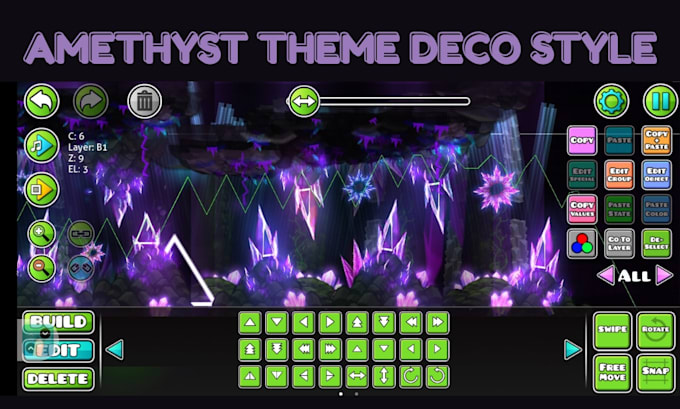 decorate your geometry dash level build gp for you