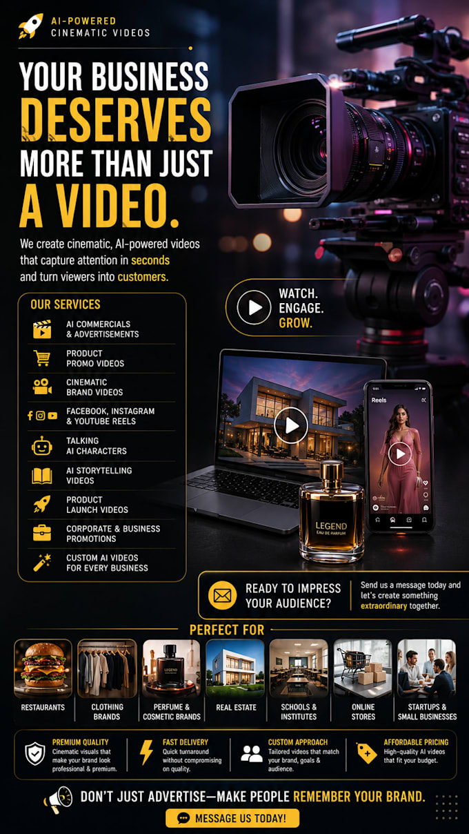 create ai product promo videos
