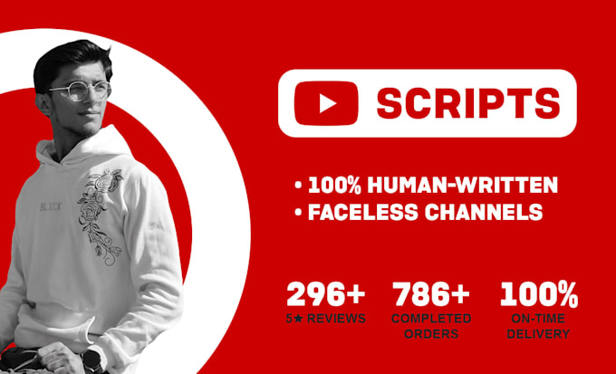 be your youtube video script writer for faceless channels