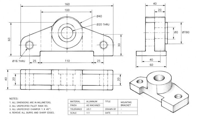 create technical drawings prduct drawing and cad files for fabrication