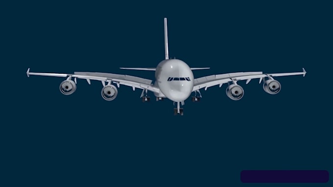 do 3d aircraft animation jet engine assembly and aviation engineering explainer