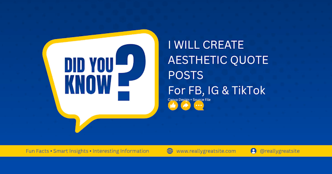 create aesthetic quote posts for fb ig and tiktok