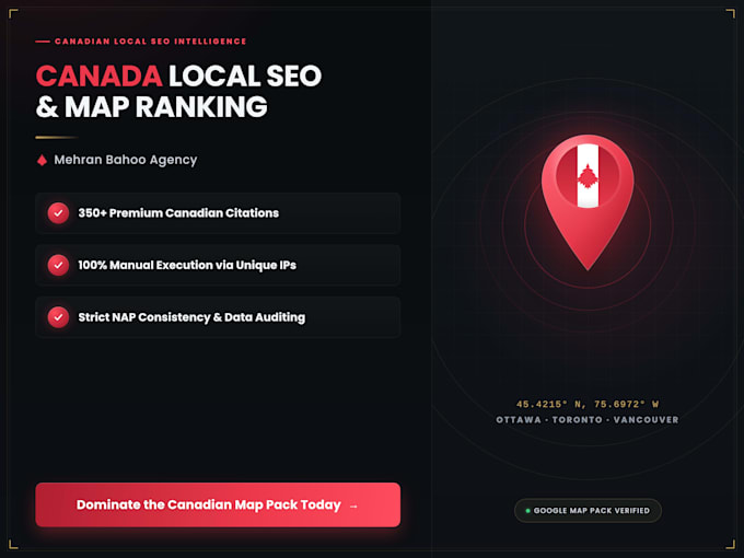do 350 canada local citations and directory submission