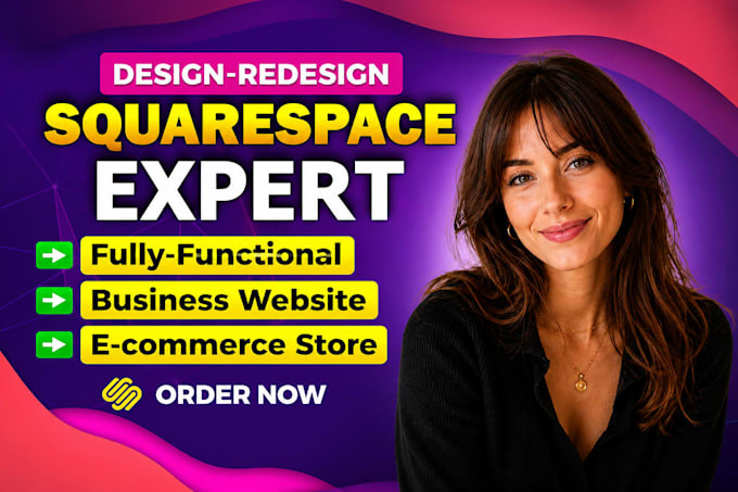 build squarespace website design or squarespace website redesign squarespace