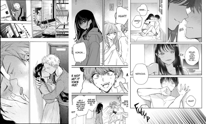 draw nsfw comic pages manga illustrations and graphic novel art