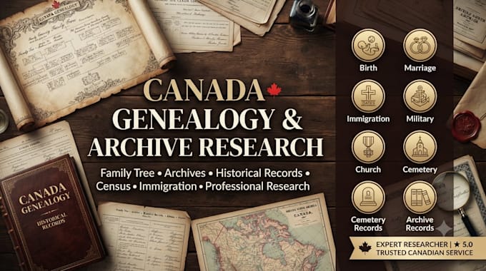 do canada genealogy and archive research