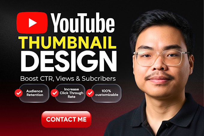 design attractive youtube thumbnails that increases CTR